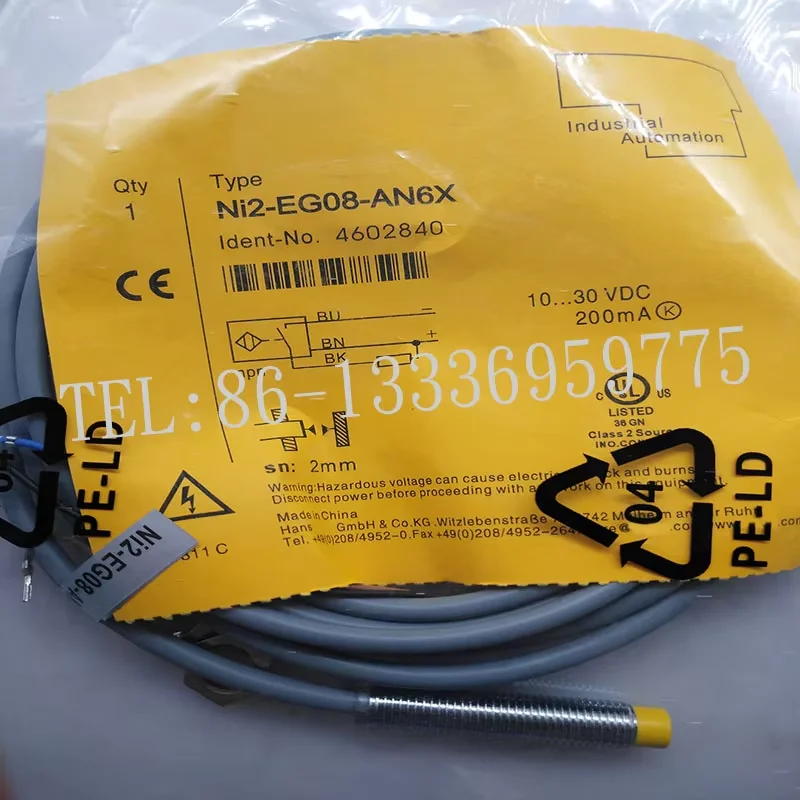 

Совершенно новый оригинальный запас на складеNI2-EG08-AP6X-H1141 NI2-EG08-AN6X-H1141 на складе