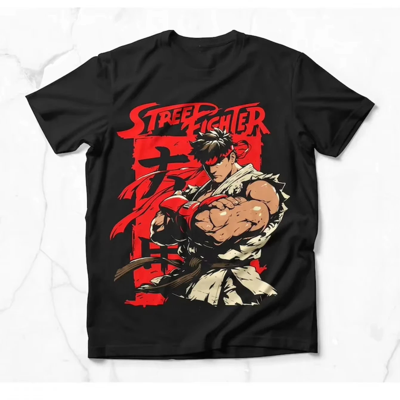 Retro Gaming Shops - Camiseta Masculina Street Fighter Ryu Retro