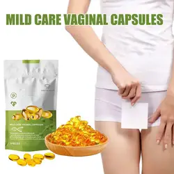 Vaginal Capsule Vagina Tightening Shrinking Remove Odor Anti-Itch Bacteriostasis Reduce Yam Detox Women Private Care