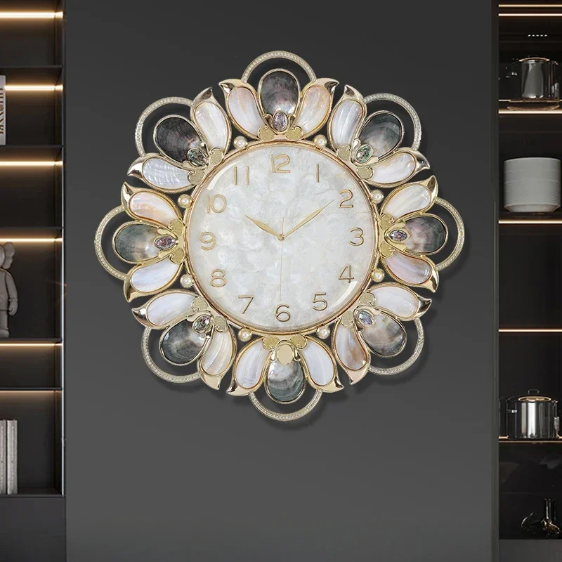 Unique Bedrooms Wall Clocks Luxury Stylish Restaurant Nordic Wall Watch Aesthetic Big Size Orologio Da Parete Home Decor