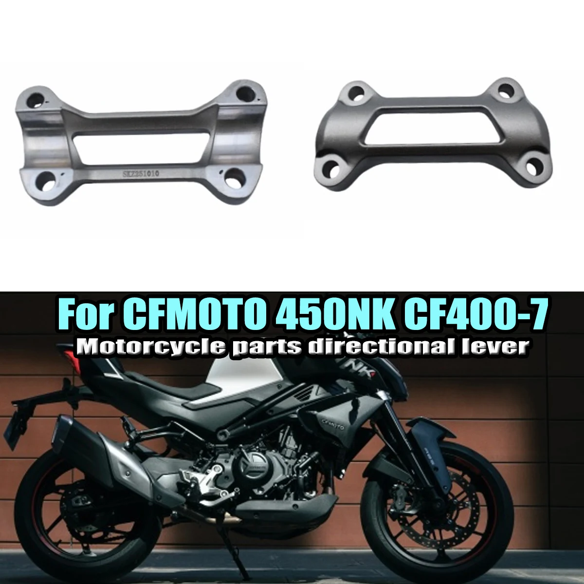 Fit For CFMOTO 450NK CF400-7 NK450 Motorcycle direction component spare parts direction handle cover