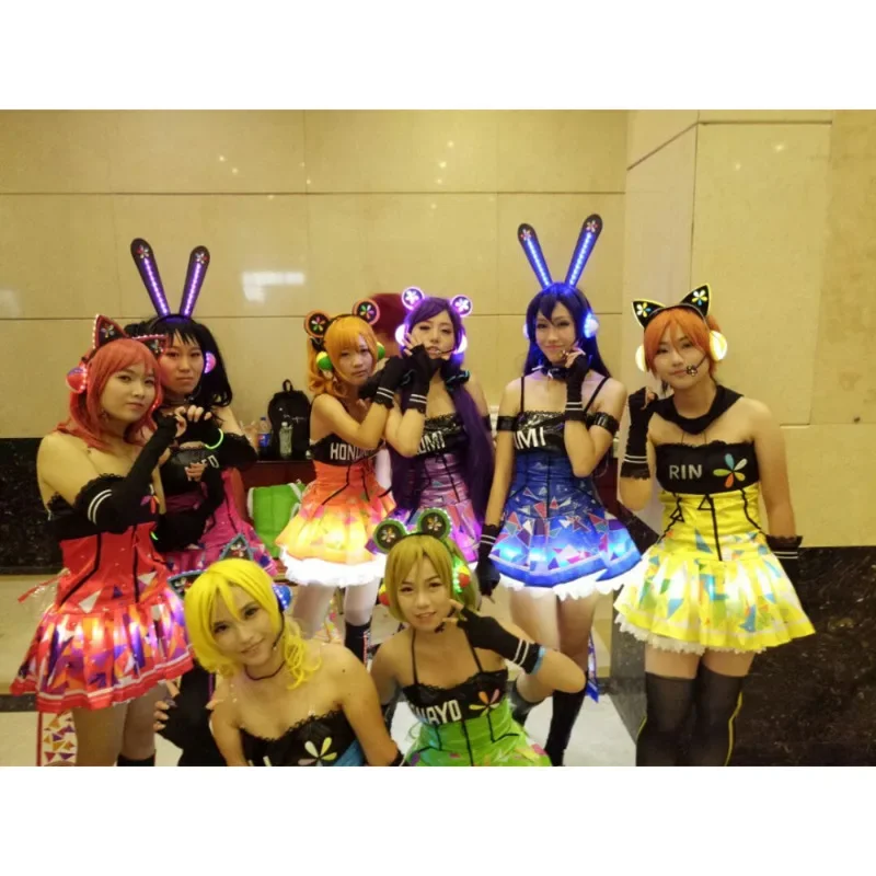 Lovelive Maki Nishikino Minami Kotori LED Fairy Idolized ชุดแม่บ้าน Awaken Love Live Cyber ฮาโลวีนคอสเพลย์สําหรับผู้หญิง