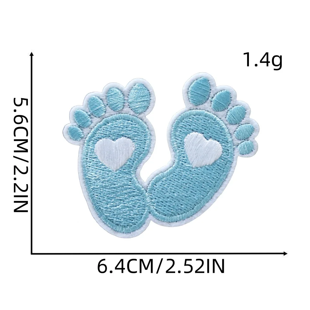 1piece Iron On Embroidered Baby Kids Patches Cartoon Milk Bottle Horse Bear Stickers DIY Appliques Badge Wholesale