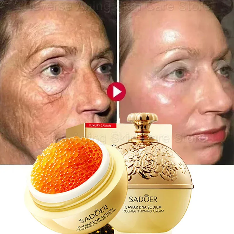 

Caviar Anti-Wrinkle Cream Collagen Firming Face Cream Hydrating Moisturizing Nourishing Anti-aging Korea Skin Care Product 30g