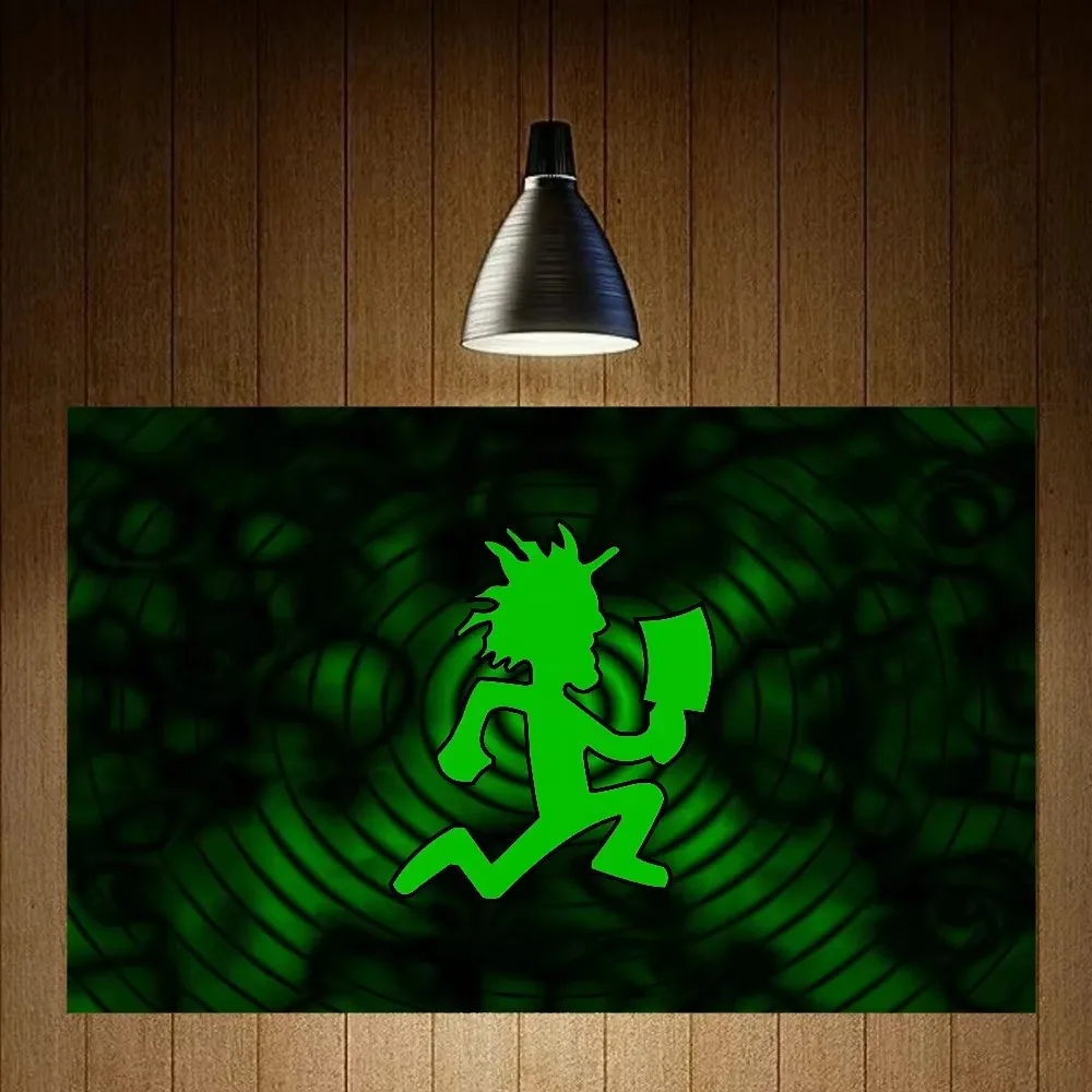 Juggalo Icp Flaggenidee für Partybanner, Tisch- und Wanddekoration, Wandteppich aus bedrucktem Polyester für Garage oder Außenbereich