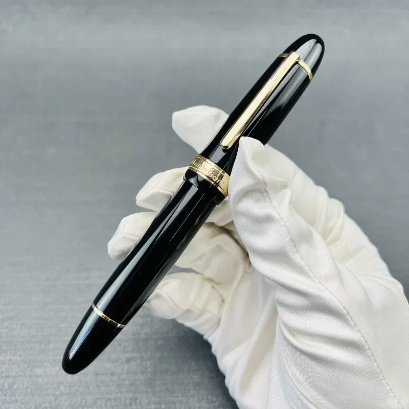 Schmidt 0.5F Luxury Montefiore Rollerball Pen Black Refill Vintage Gel Pens Anniversary Business Pocket Design Office Stationery