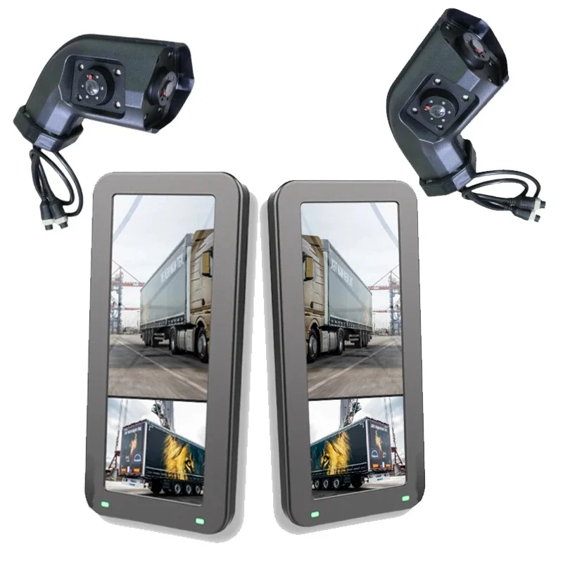 Split‑Screen Rearview Mirror Assembly Exterior Body Parts
