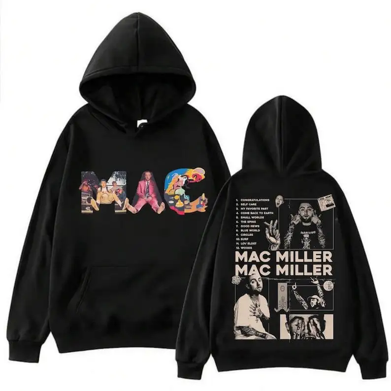 Mac Miller Shirt, Vintage Rap Sweatshirt, Hip Hop Graphic Hoodie, Mac Miller Fan Merch