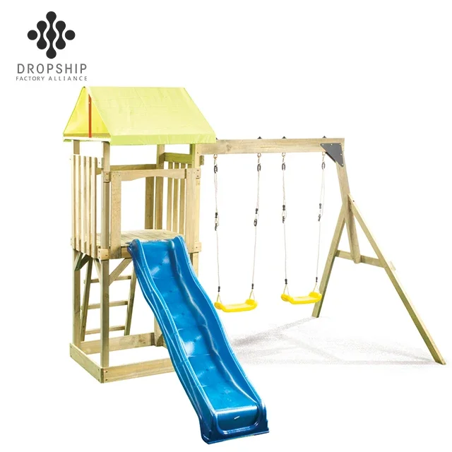 Multi Purpose Wooden Playground Hot sale plastic toys kids baby toddler swing set for children Outdoor Metal Climbing frame kids