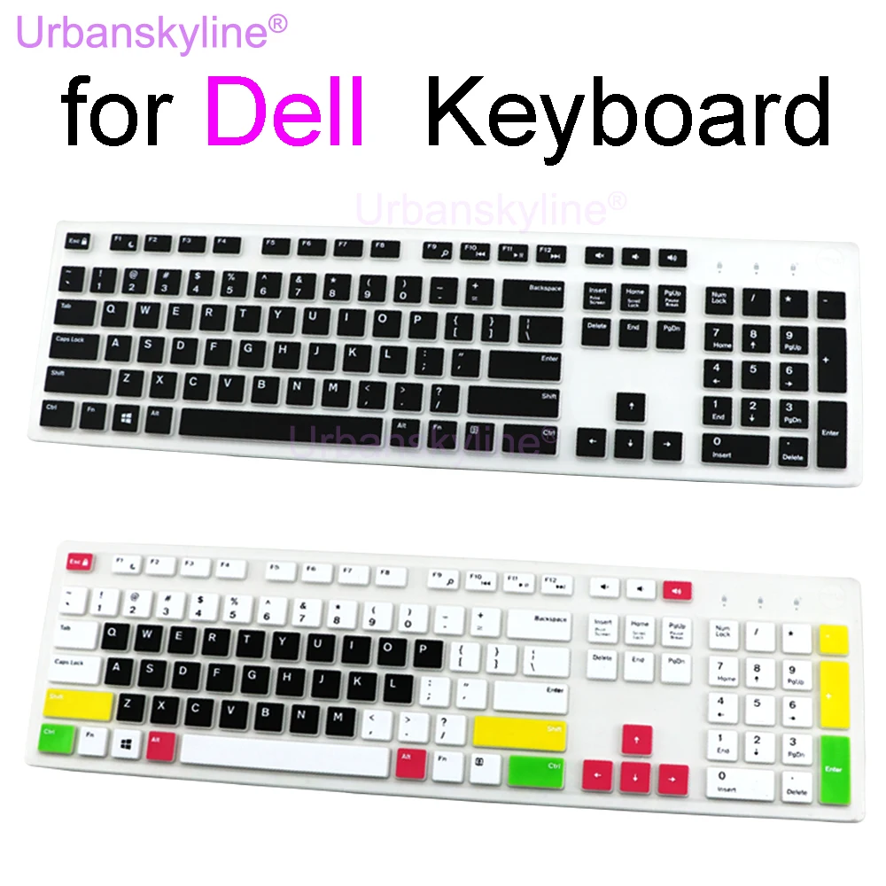Funda Protectora para Teclado Dell KB216 KM636 KB216T Inspiron AIO 3475 3670 3477 Optiplex 5250 3050 Todo en Uno
