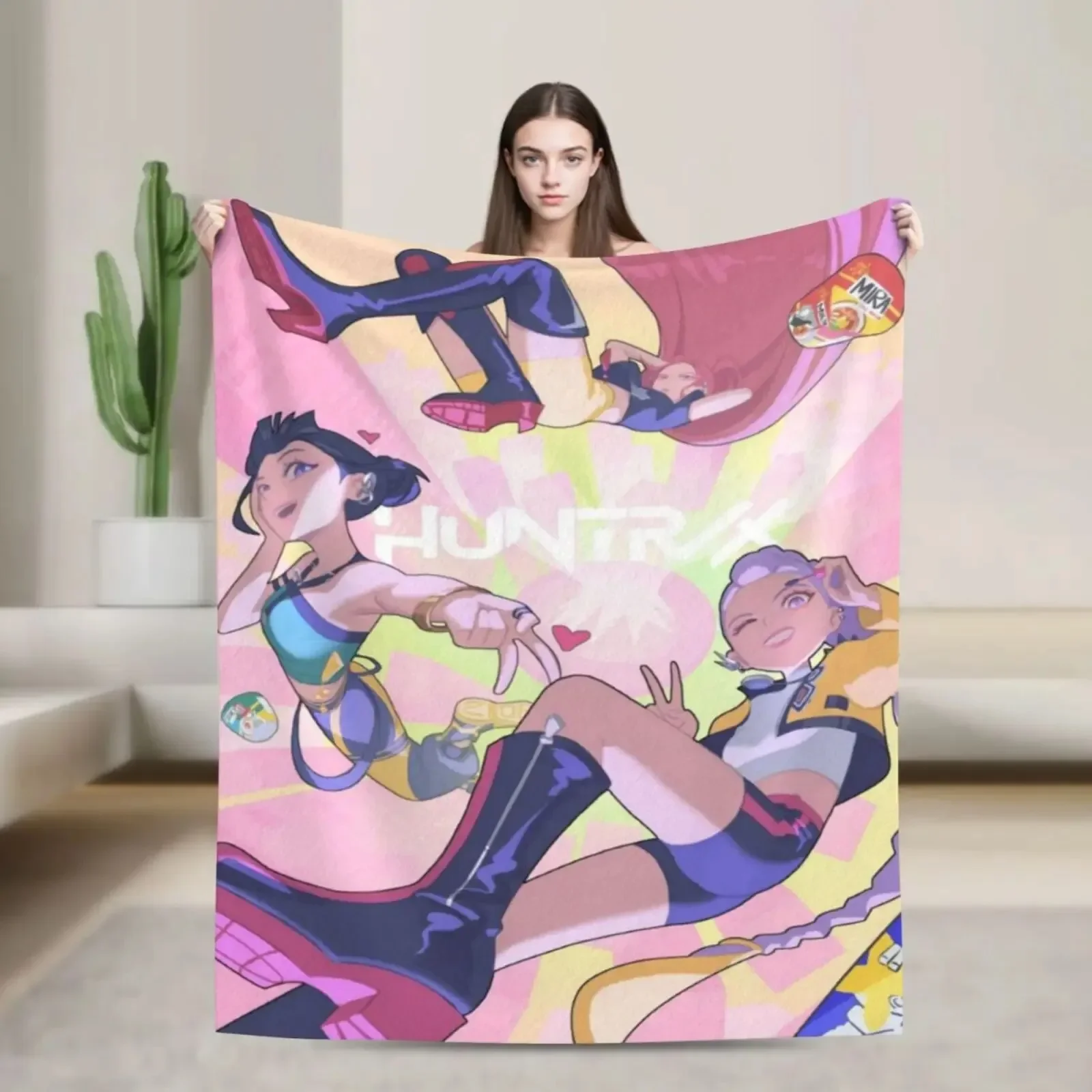 

KPop аниме фланелевое одеяло диявол охотник дизайн идеально подходит для домашнего общежития школьное постельное белье декор