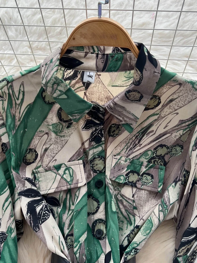 Femmes robes en mousseline de soie automne printemps imprimé fleurs léopard imprimé pansement col en v longue Maxi robes femme DS268