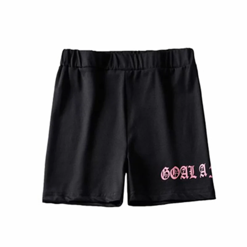 Summer Jogging Hip Sexy Harajuku Bottoming Shorts Dopamine Contrast Fashion Letter Printing Takamatsu Slim Exercise Yoga Pants
