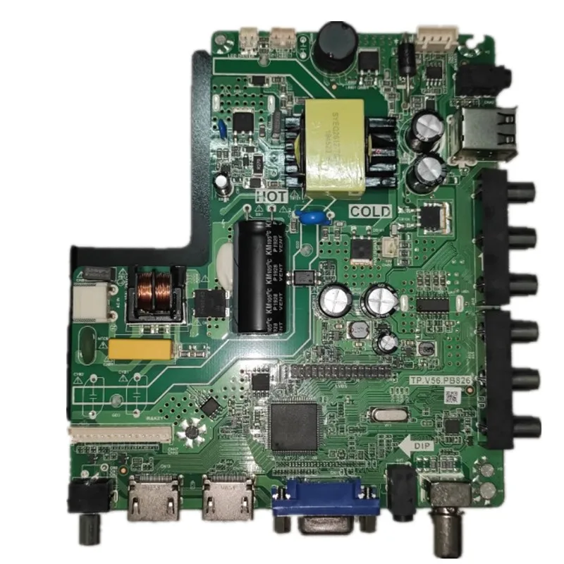 TP. V56. Geral Backlight Mainboard para TV LED, corrente constante, 3 em 1, 25W, 450mA, 35-59V, Pb826