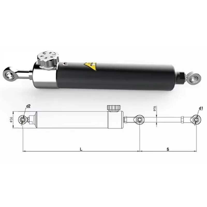 

Cheap Price 6 Level Resistance Adjustable Hydraulic Oil Cylinder for Exercise Machine