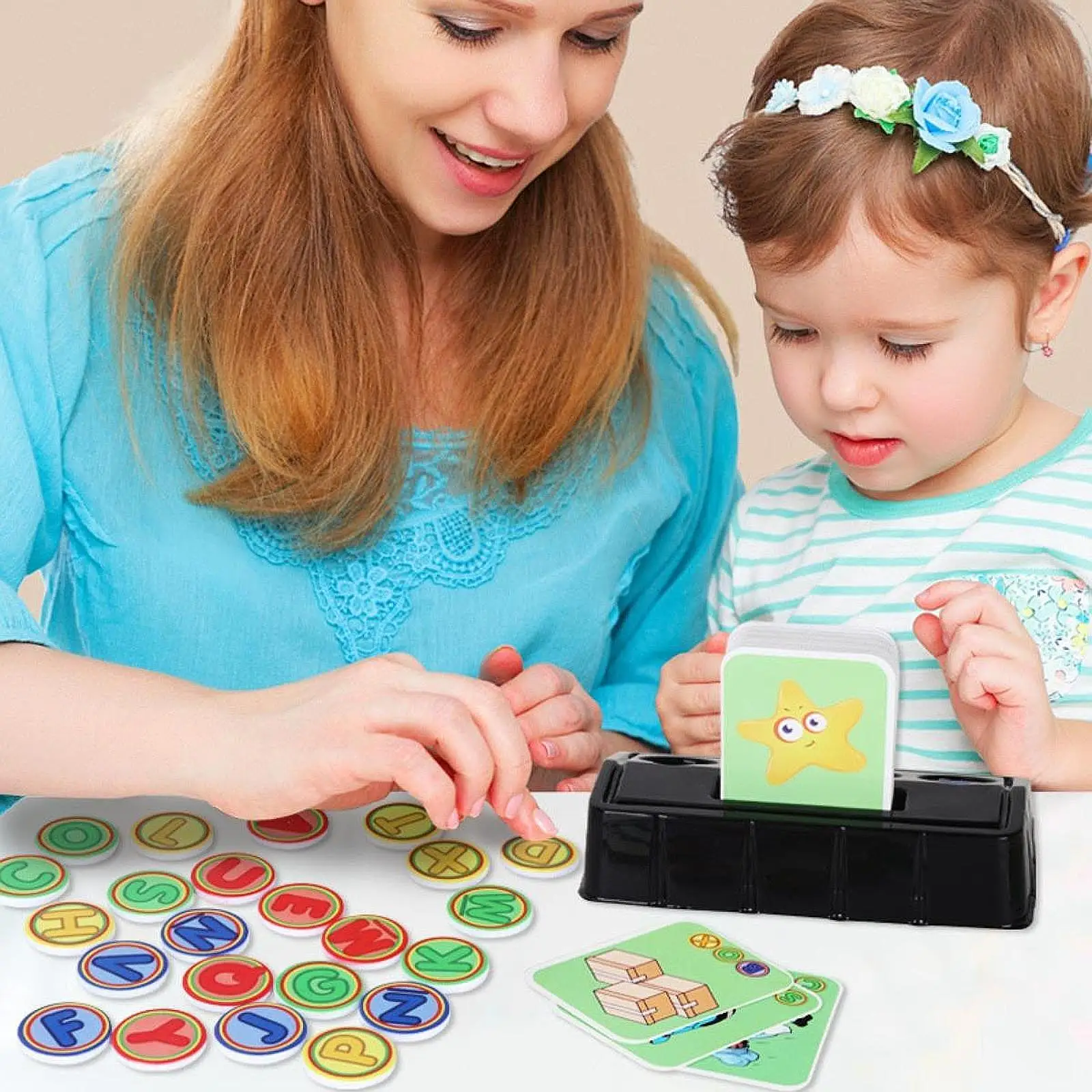 Letters Recognition Game Fun Educational Toys for Preschool Kindergarten