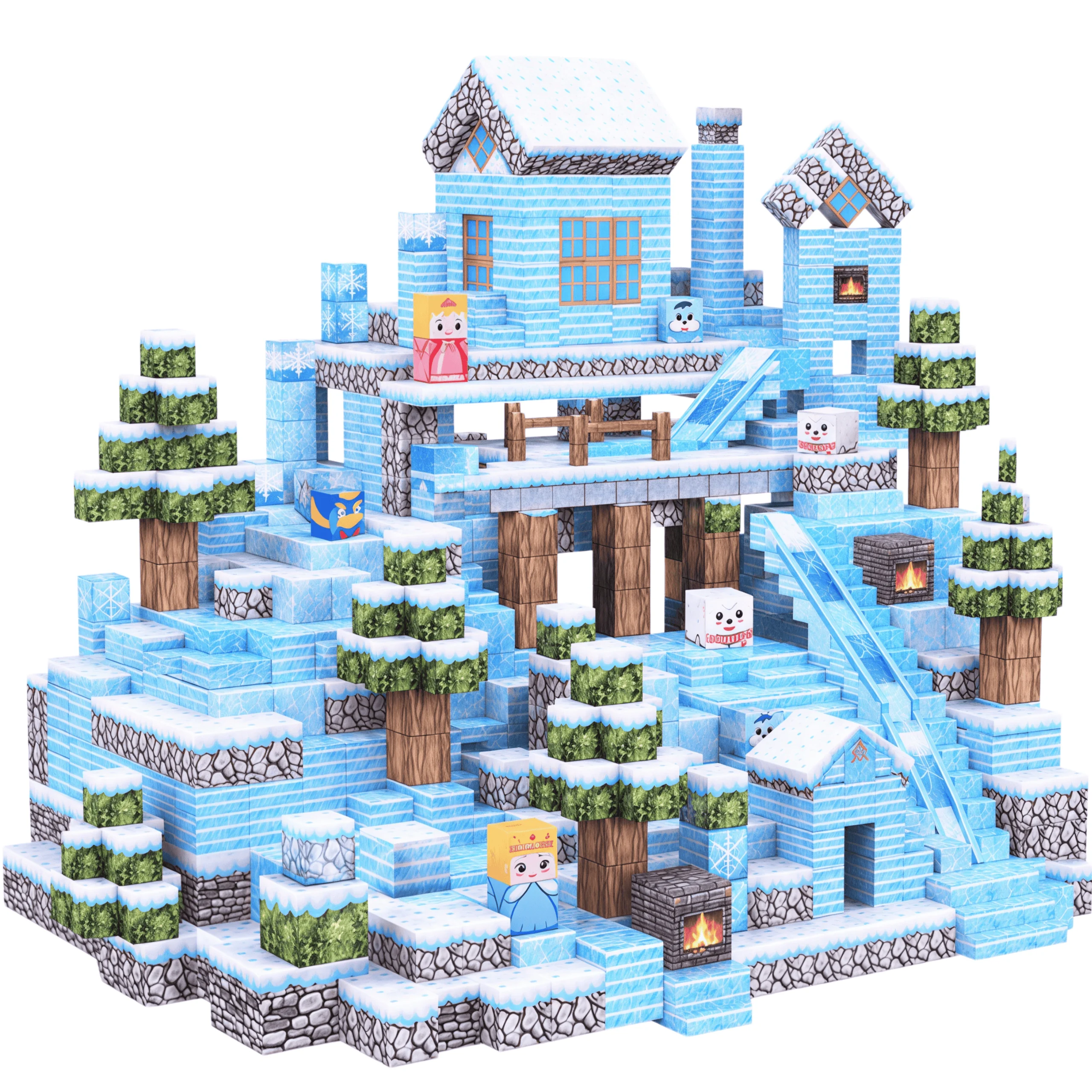 

100Pcs Magnetic Blocks, 2cm Cubes, Safe ABS, STEM DIY Set, Kids 3-12, Xmas Halloween Bday Gift