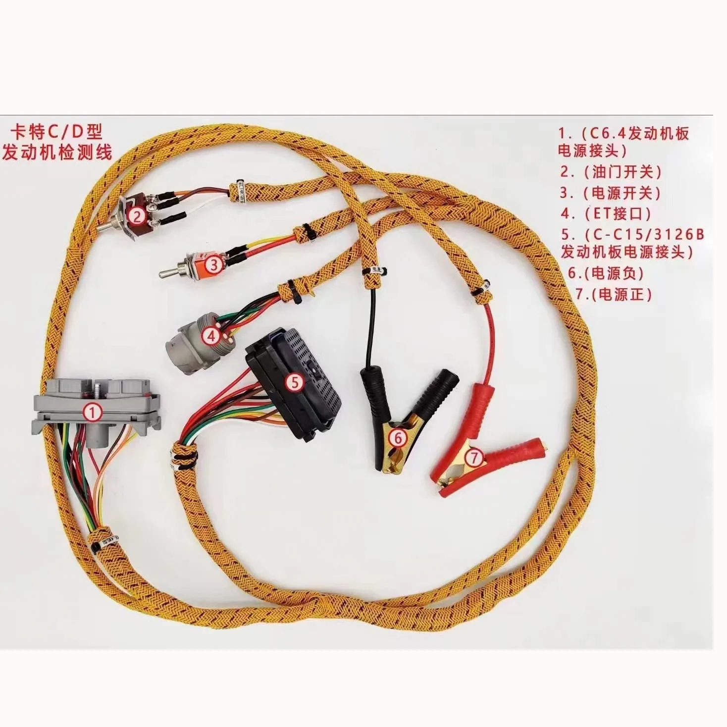 

Excavator Engine Detection Line Test Line for Carter C D J05 J08 P11C D6D D7D