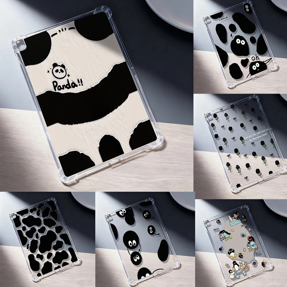 

Cute panda For iPad Pro 11 2024 2022 2021 For Air 6 5 4 3 10th 10.9 Gen 7th 8th 9th 10.2 Mini 6 9.7 Soft Tablet Protective Case
