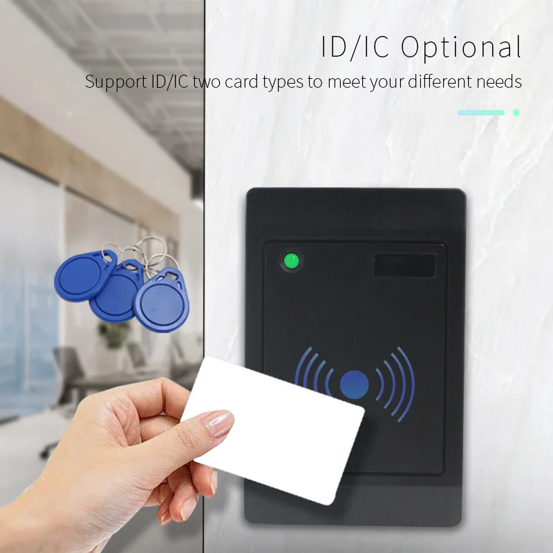 Imagem -03 - Leitor de Cartão à Prova d Água de Proximidade Nfc Rs485 Modbus Rtu 03h 06h 1356 Mhz 125khz id ic Rfid