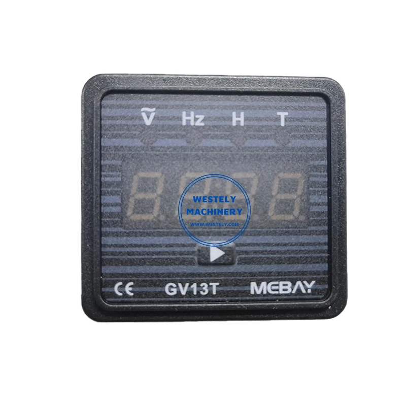 MEBAY GV13T Diesel Generator Digital Display Instrument Voltmeter Frequency Hour Test Panel Meter AC380V Original GV13T-380