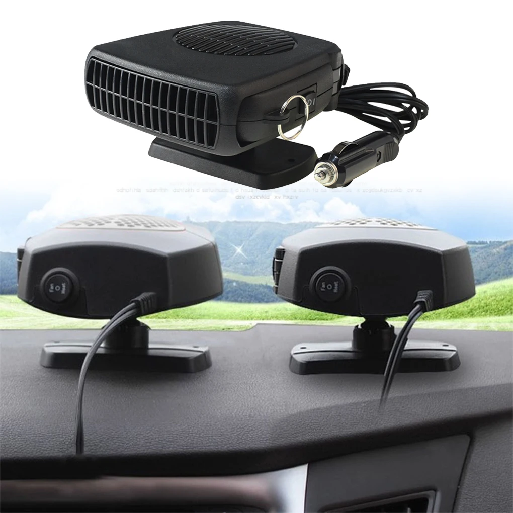 

ABS Hot And Cold Dual Function Car Heater Safe And Convenient 360 Adjustable Base With Bracket