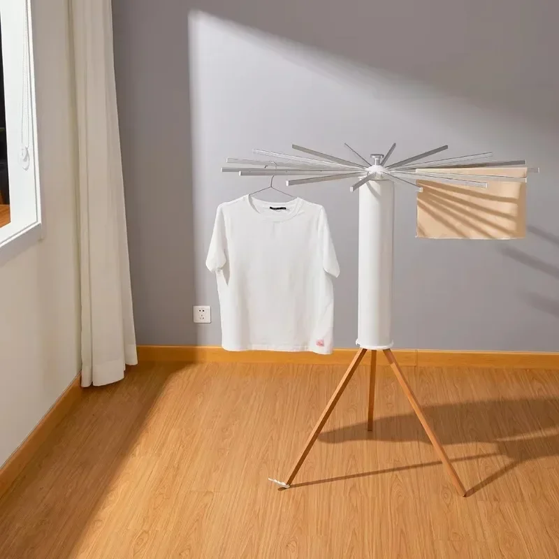 العناصر الساخنة والشعبية حامل قابل للطي نوع ترايبود الملابس تجفيف الرف سعر المصنع رف الملابس المحمولة #3