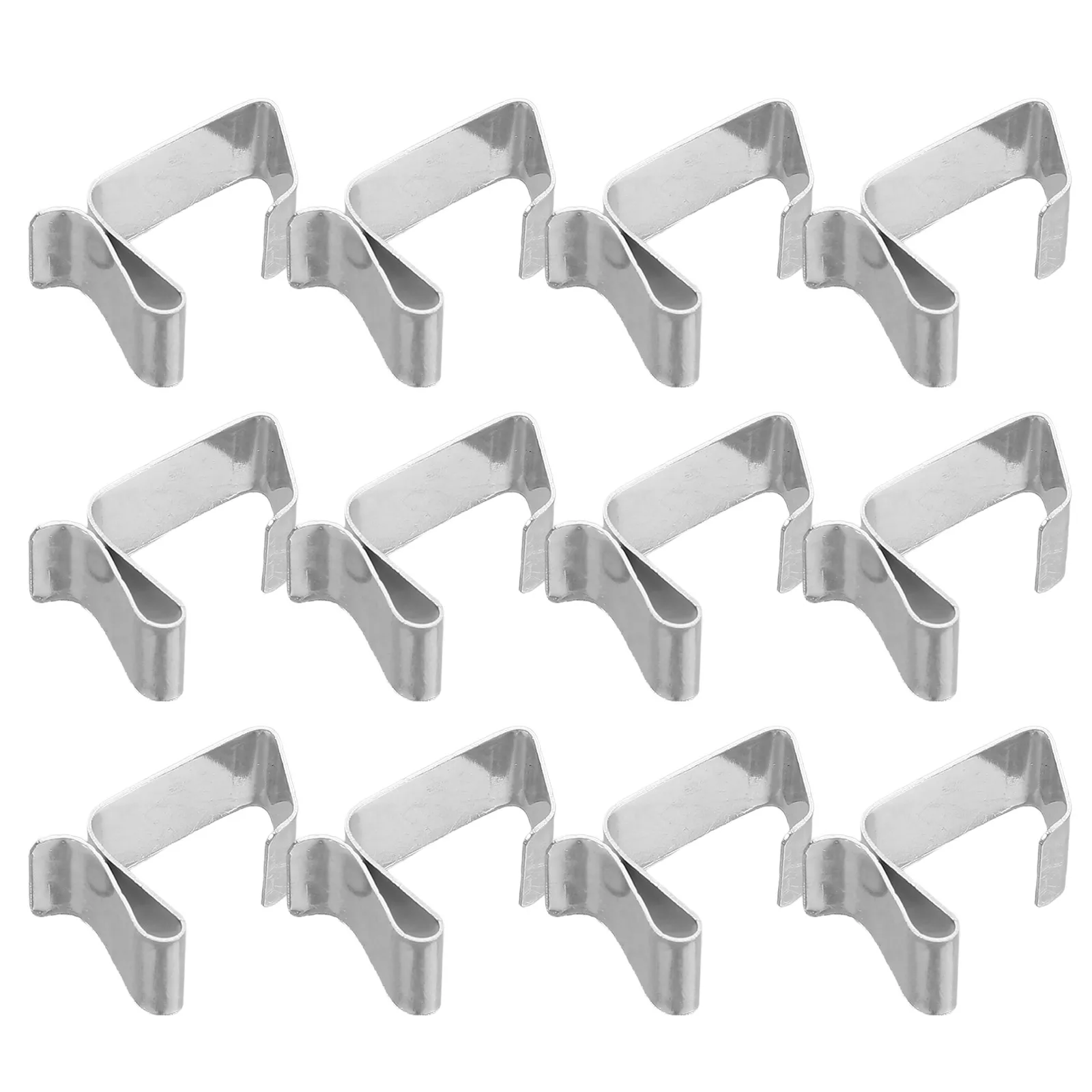

50Pcs Christmas Light Clips Rust Resistant Stainless Steel Outdoor Hooks for Gutter Lights String Light Hangers Holiday Decor