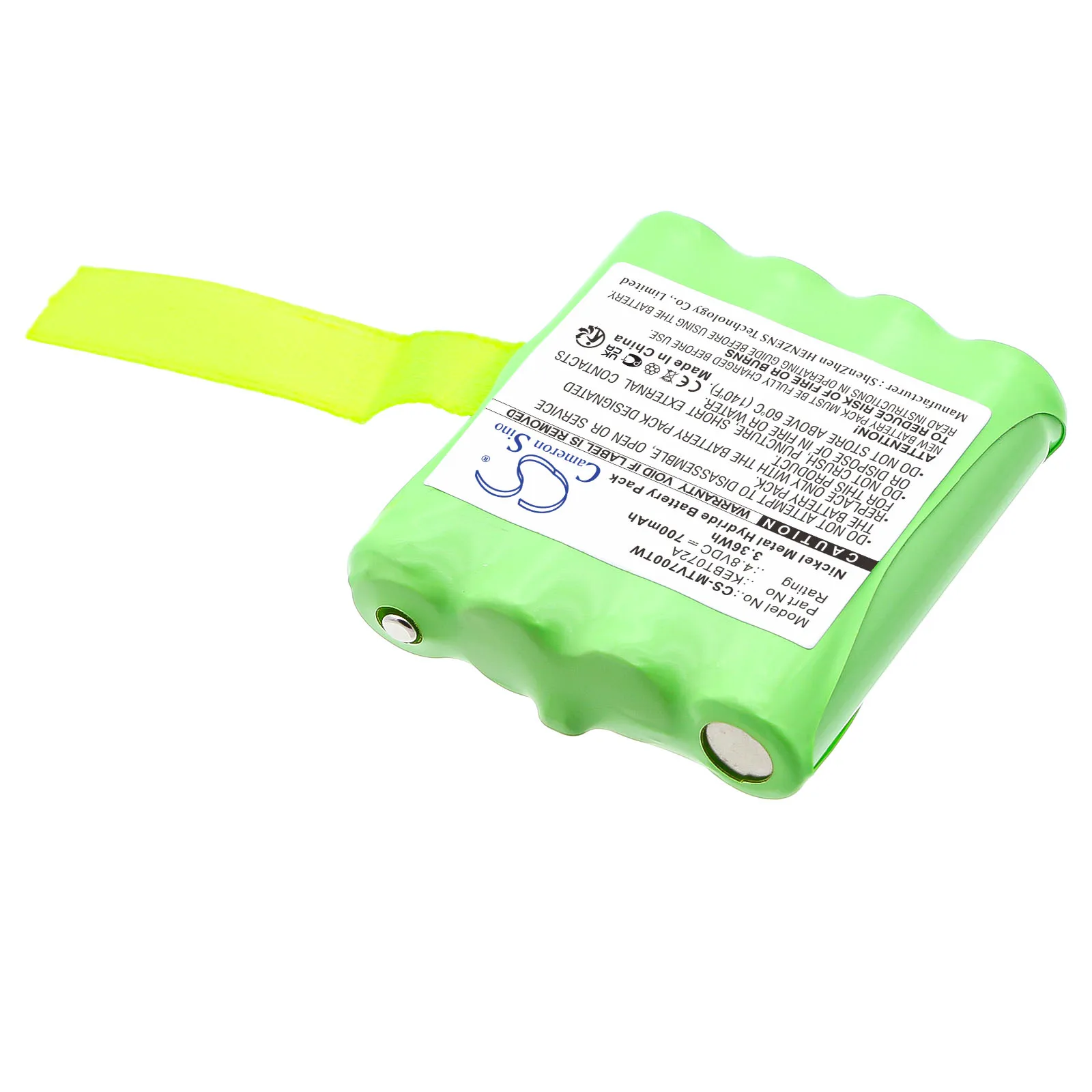 Replacement 4.8V 700mAh Two-Way Radio Battery KEBT072 KEBT072A BNH-370 for Motorola TalkAbout FV700R SX700 SX700R SX710