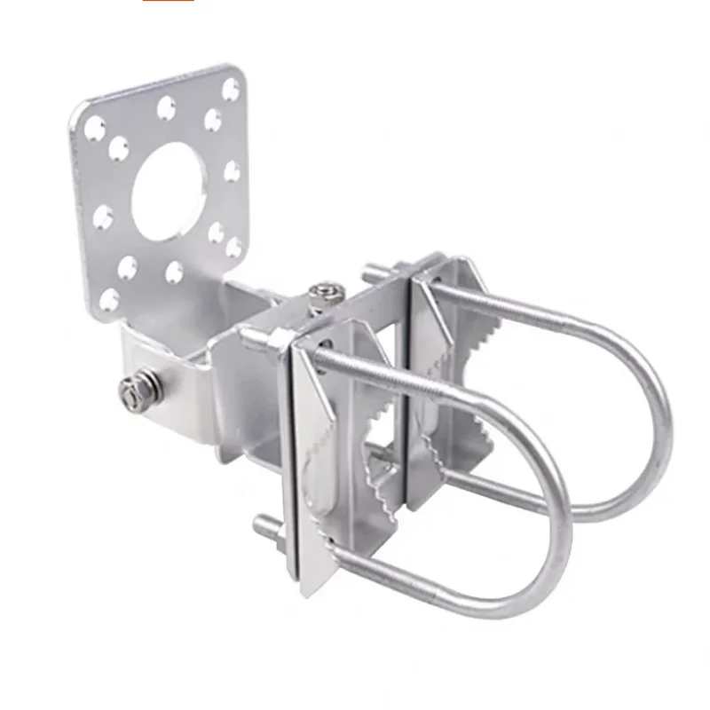 Universal wall hanging bracket adjustable angle suitable for integrated machine antenna clamp with 52MM pipe U bolt