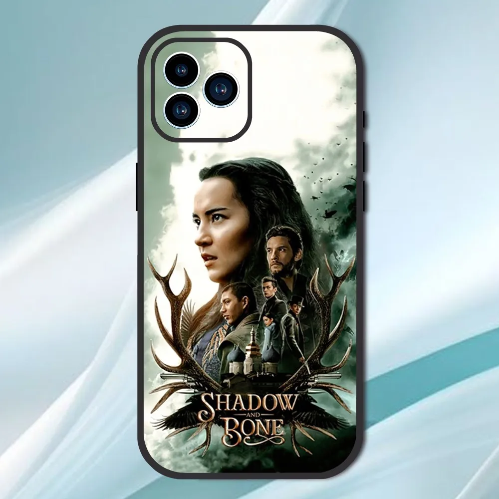 TV S-Shadow and bone Phone Case For iPhone 13 12 11 14 15 Pro XS Max XR X 8 7 6S 6 Plus SE 2020 Soft Back case