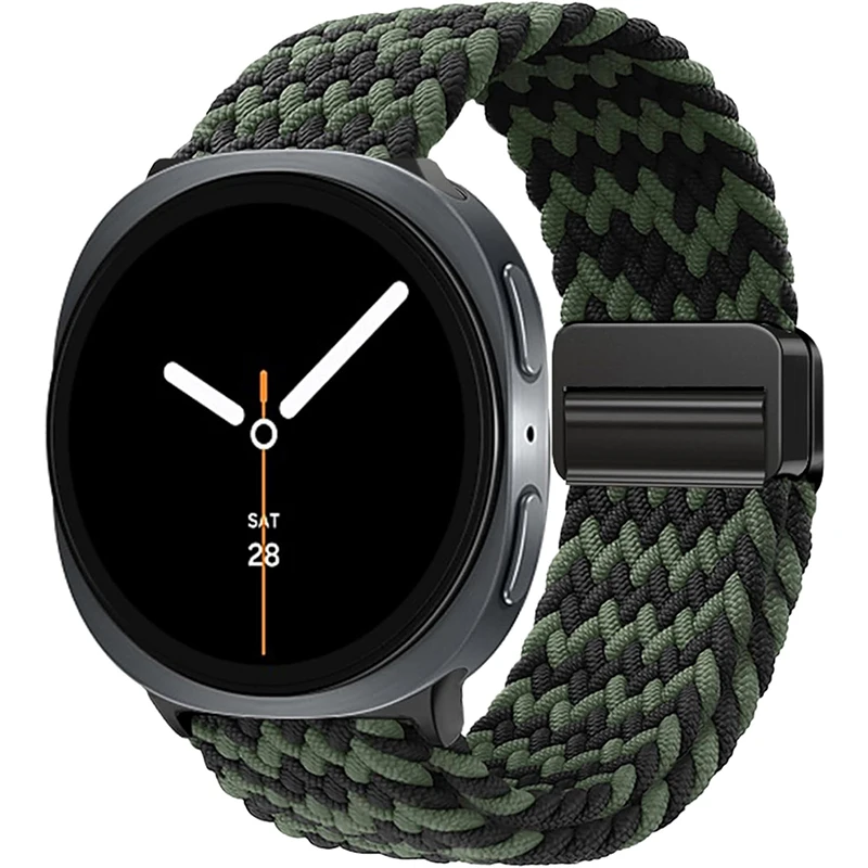Geflochtenes Solo-Loop-Armband für Samsung Galaxy Watch 8 40/44mm Zubehör Nylon-Armband Correa Galaxy Watch 8 Classic Band 46mm – Detail 11