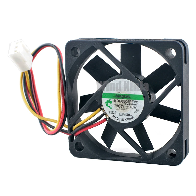 Kde0505pfv2 5cm 50mm Lüfter 50x50x10mm dc5v 0,8 w 3-poliger Axial ventilator Lüfter für Schalters trom versorgung