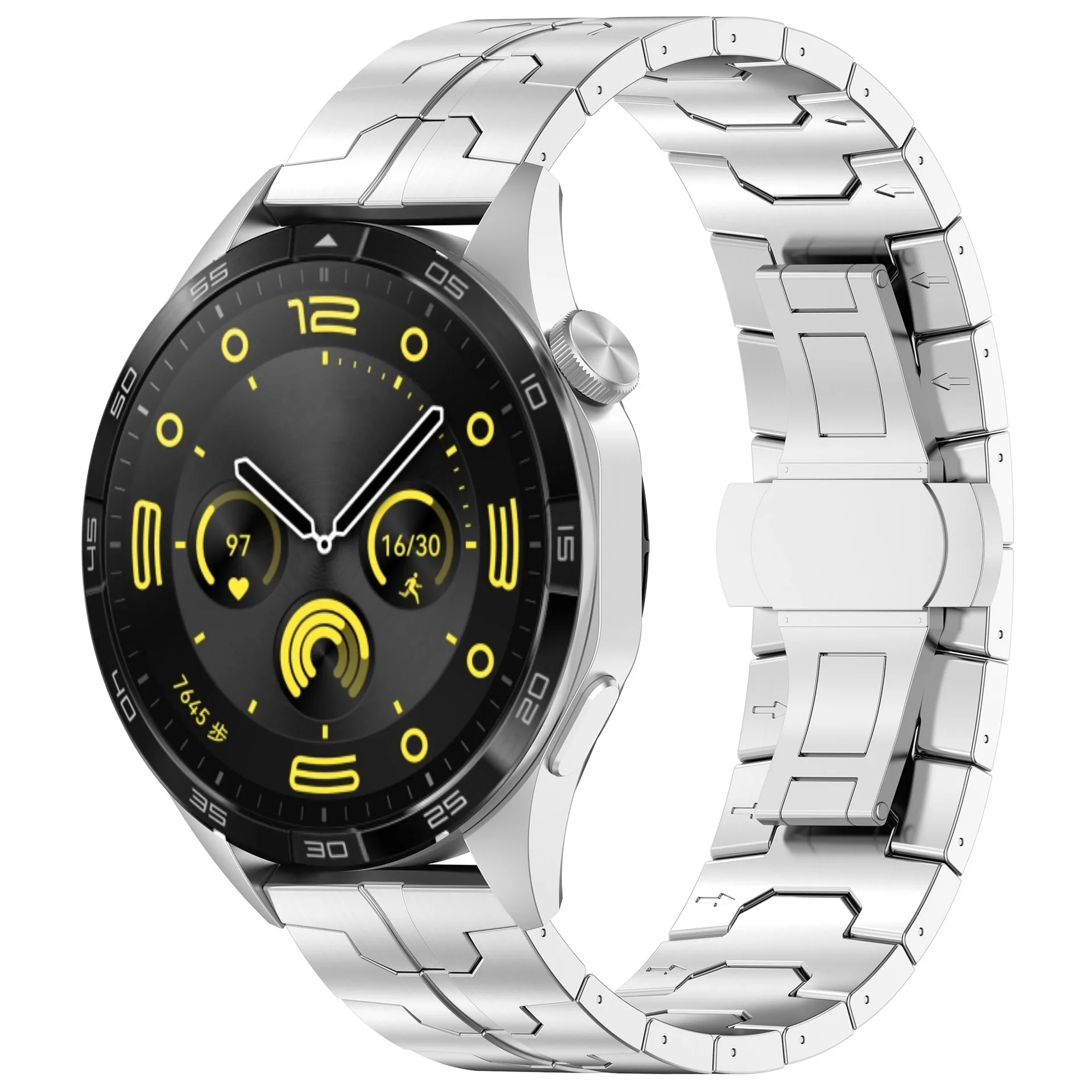 

Ремешок титановый для Huawei Watch 4 Pro GT3 46 мм, роскошный браслет для Samsung Watch 3 45 мм Gear S3, браслет для Seiko, 22 мм