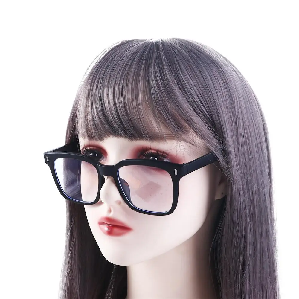 

Gradient Black Square Gradient Frame Leopard Print Fake Glasses Black Frame Eyeglasses Korean Computer Eyewear Women Eyeglasses