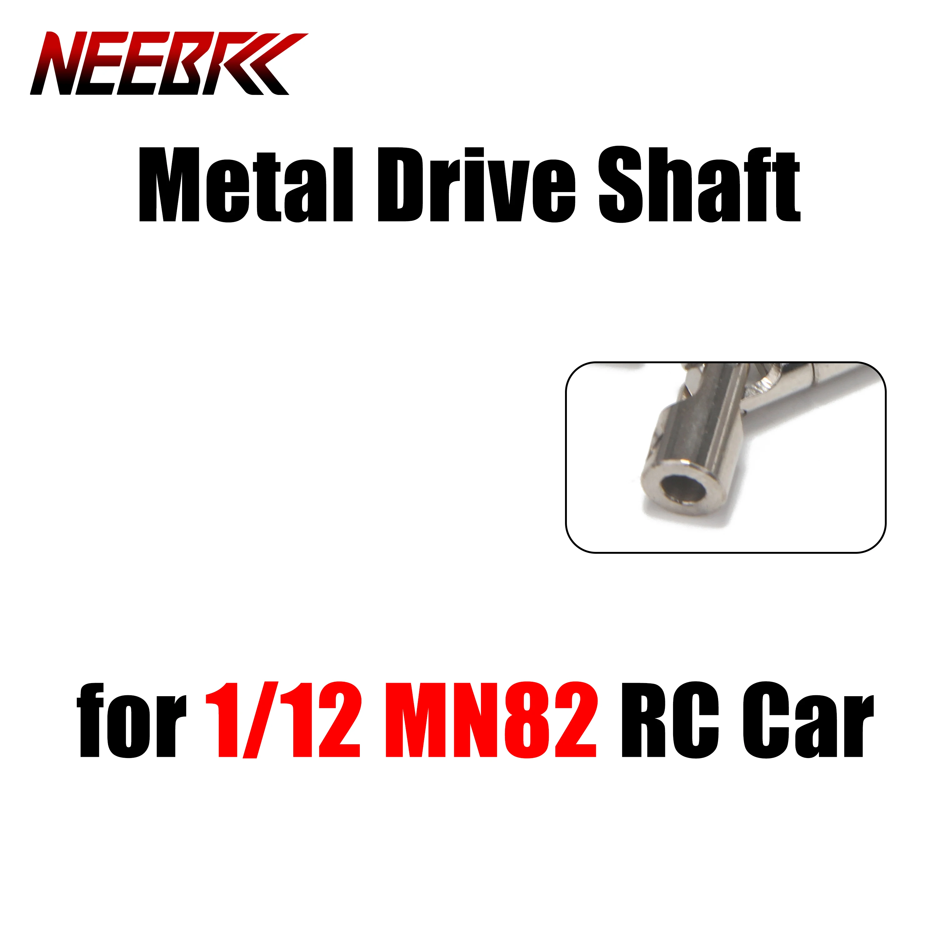 

NEEBRC Metal Drive Shaft Driveshaft for 1/12 MN82 RC Off-Road Climbing Rock Car MN Model Vehicle Upgraded DIY Part Accessories