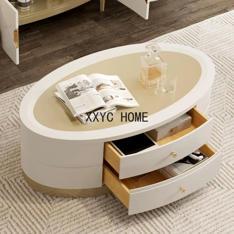 

White Simple Coffee Table Modern Nordic Floor Small Coffee Table Living Room Couchtisch Wohnzimmer Furniture For Home