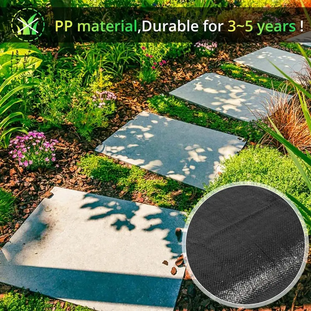 الثقيلة Geotextile النسيج الاعشاب حاجز غطاء أرضي حصيرة البستنة