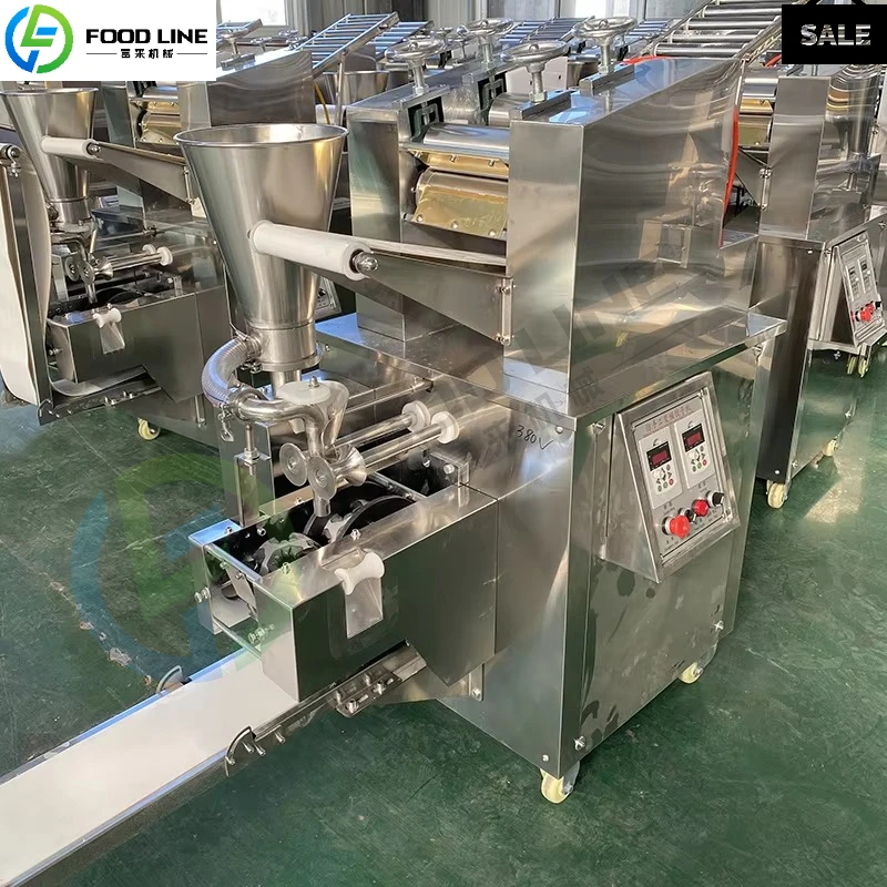 ماكينة صنع السمبوسة الأوتوماتيكية المباشرة من المصنع ماكينة صنع الزلابية عالية الكفاءة لخطوط تجهيز الأغذية