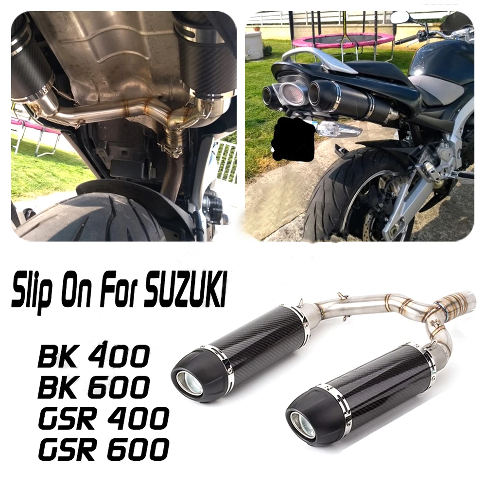 

Глушитель выхлопной трубы BK400 для GSR400 GSR600 BK400 BK600 GSR400 надеваемый выхлопной мотоцикл