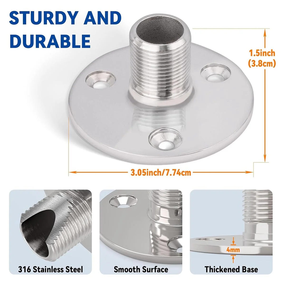 Antenna Mounting Kit for Starlink Satellite Dish V2 Standard Actuated Antenna,Antennae Base Mount Kit for Marine