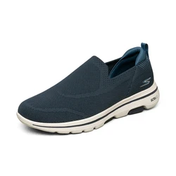 Skechers męskie buty GO WALK 5. wsuwane profesjonalne buty do chodzenia i biegania amortyzujące antypoślizgowe wygodne trampki mokasyny na co dzień