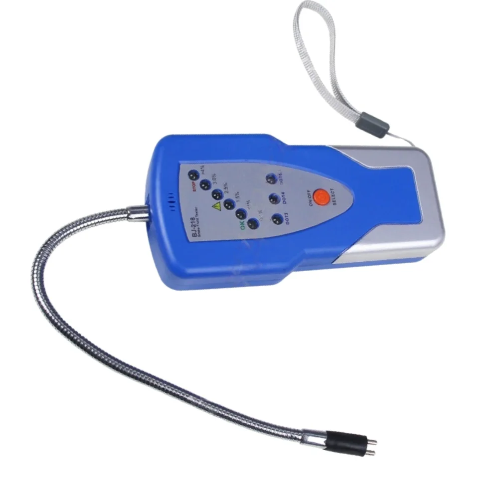 Brake Fluid Tester for Accurate Moisture Detection in for dot3 DOT4 DOT5.1 Brake Fluids with Visual Green Yellow Red LED Readout