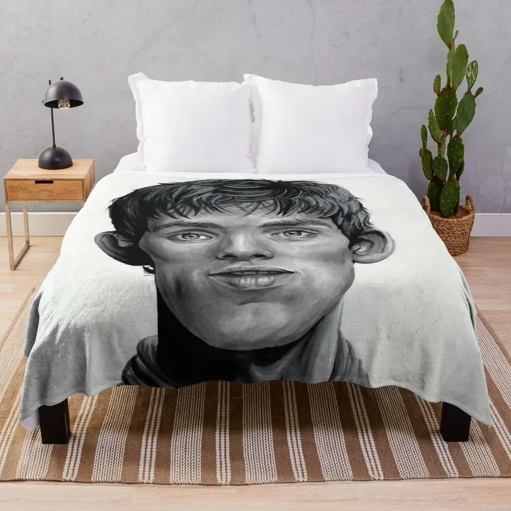 

Merlin Portrait BBC Throw Blanket Reusable Durable Soft Blanket for All Seasons