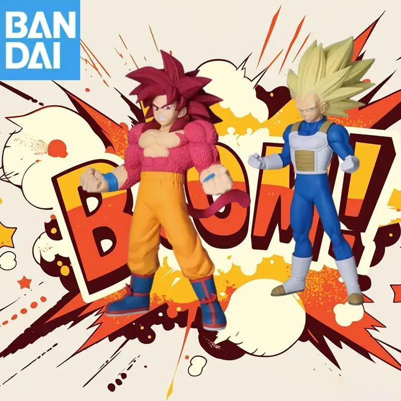 

В наличии оригинальная фигурка Bandai Namco Banpresto Dragon Ball Daima Super Saiyan 4 Son Goku Super Saiyan 3 Vegeta, аниме-модель, игрушка