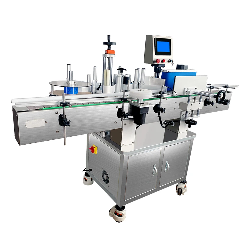 YK Vertical Automatic Pet Round Bottle Can Sticker Labeling Machine Automatic For Bottle Water Bottle Can
