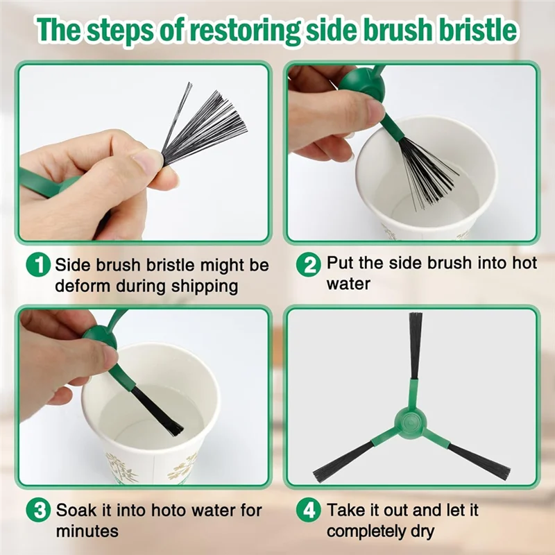 قطع غيار BAAM لمكنسة Irobot Roomba 205 Dustcompactor Vac Robot Vac، تتضمن الفرش الرئيسية والمرشحات والفرش الجانبية