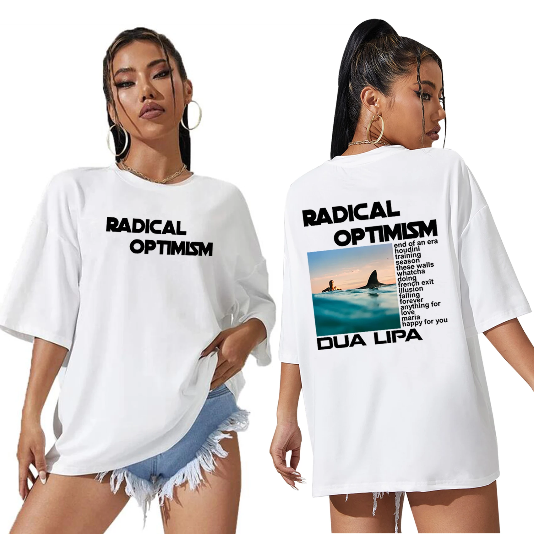 Dua-lipa Radical Optimism Extra Large Shirt Radical Optimism Album Dua-lipa Fan Gift O-Neck Short Sleeve Fashion Large Shirts