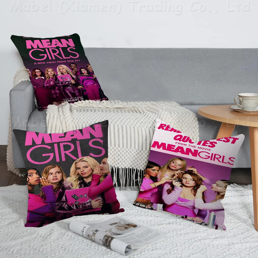 

Mean Girls Movie Maple Design Cushion Cover Happy Autumn Harvest Decor Holiday Decorati Pillow Cover