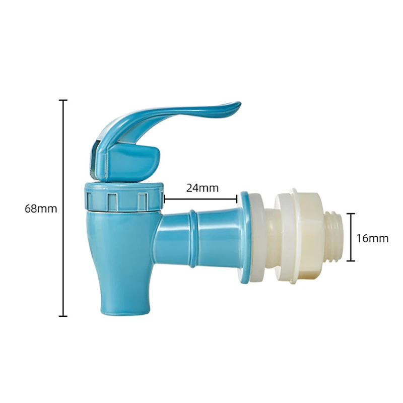 ST Plastic 1pc Faucet Jar Wine Barrel Water Tank Faucet With Filter 16mm Wine Valve Water Dispenser Switch Tap Glass Wine Bottle